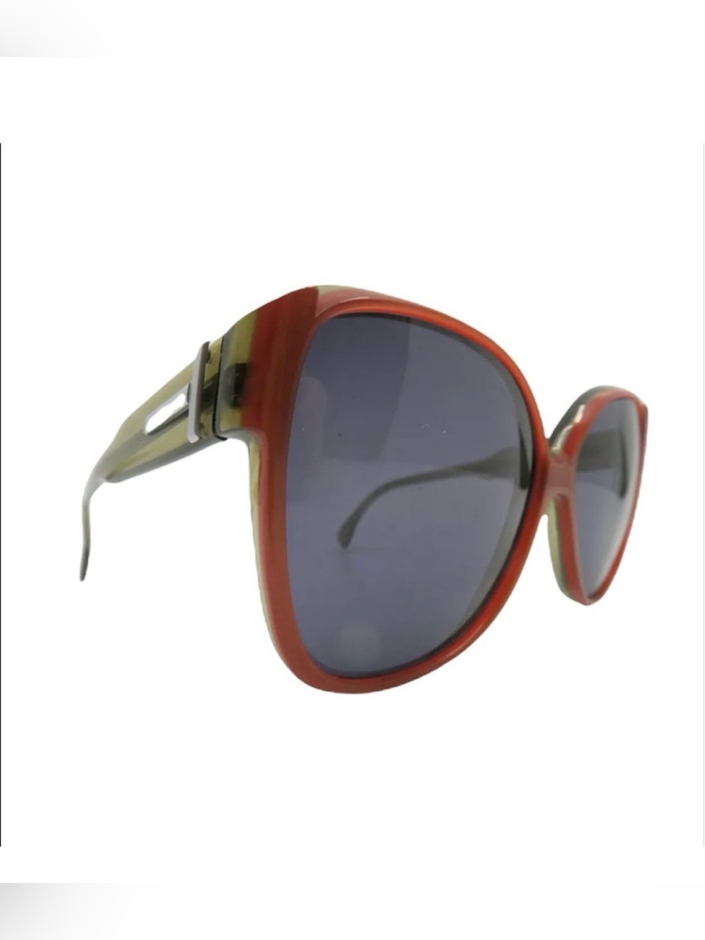 1970’s Silhouette Austria Colorblock Sunglasses, Oversized, Mod 89, Deadstock